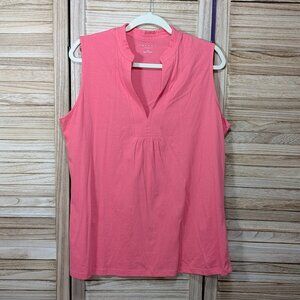 Tweeds Pink Sleeveless Top Size 1X